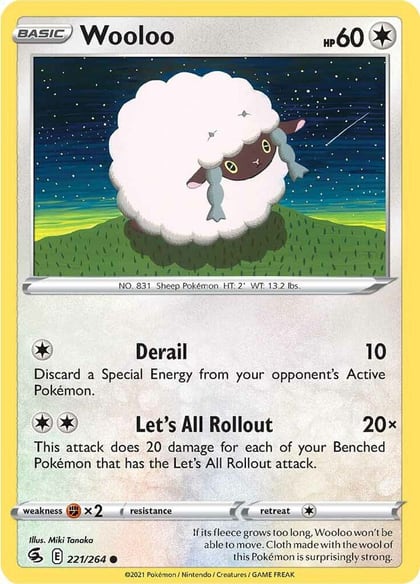 Wooloo (221), SWSH08: Fusion Strike 221/264