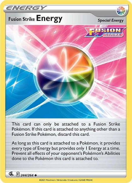 Fusion Strike Energy, SWSH08: Fusion Strike 244/264