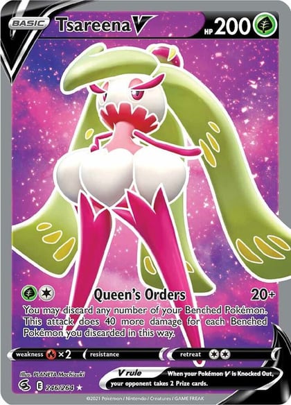 Tsareena V (Full Art), SWSH08: Fusion Strike 246/264