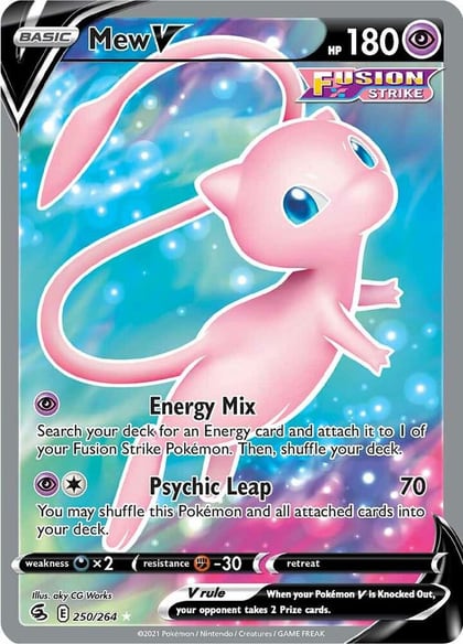 Mew V (Full Art), SWSH08: Fusion Strike 250/264