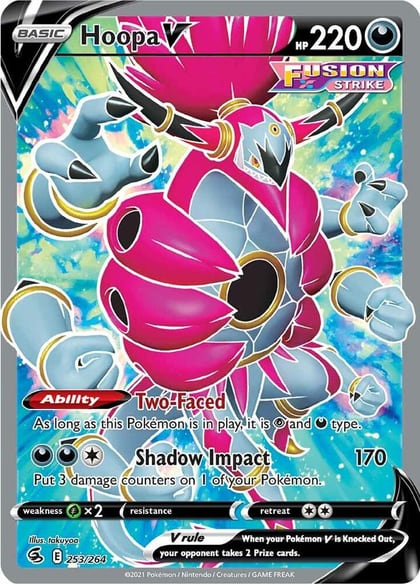 Hoopa V (Full Art), SWSH08: Fusion Strike 253/264