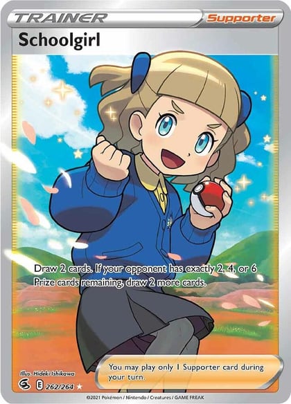 Schoolgirl (Full Art), SWSH08: Fusion Strike 262/264