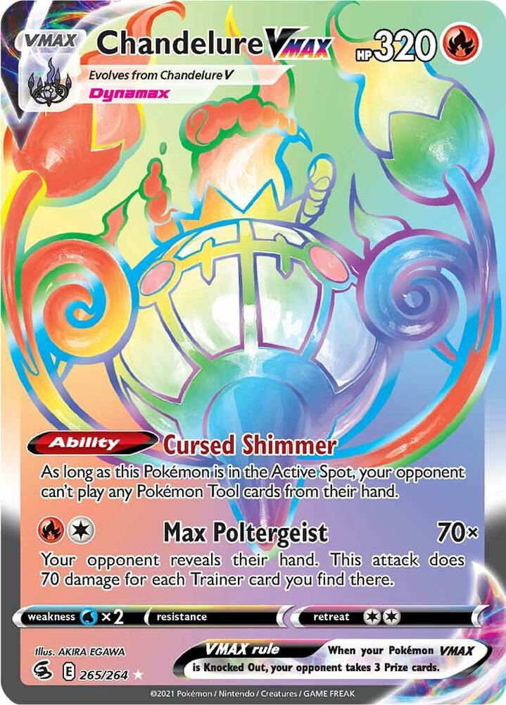 Chandelure VMAX (Secret), SWSH08: Fusion Strike 265/264