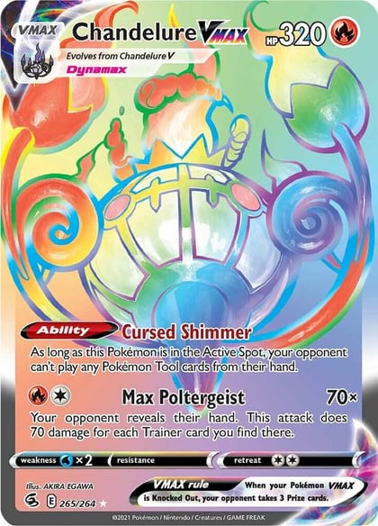 Chandelure VMAX (Secret), SWSH08: Fusion Strike 265/264