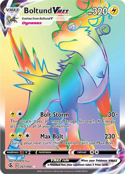 Boltund VMAX (Secret), SWSH08: Fusion Strike 267/264