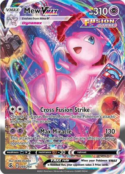 Mew VMAX (Alternate Art Secret), SWSH08: Fusion Strike 269/264