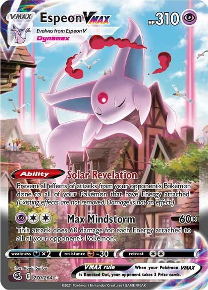 Espeon VMAX (Alternate Art Secret), SWSH08: Fusion Strike 270/264