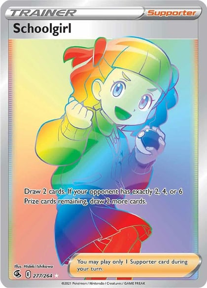 Schoolgirl (Secret), SWSH08: Fusion Strike 277/264