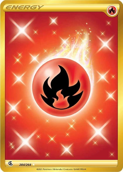 Fire Energy (Secret), SWSH08: Fusion Strike 284/264