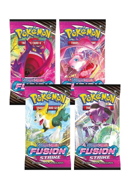 Fusion Strike Booster Pack Art Bundle [Set of 4], SWSH08: Fusion Strike P247651