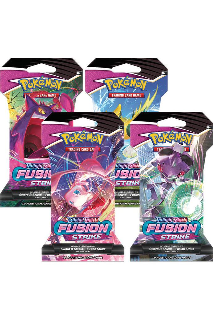 Fusion Strike Sleeved Booster Pack Art Bundle [Set of 4], SWSH08: Fusion Strike P247657
