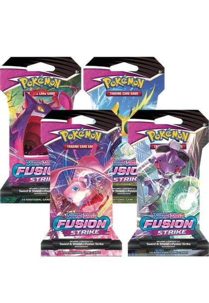 Fusion Strike Sleeved Booster Pack Art Bundle [Set of 4], SWSH08: Fusion Strike P247657