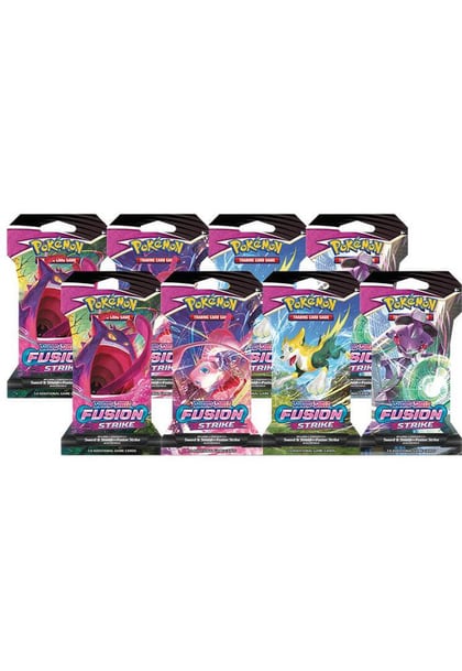 Fusion Strike Sleeved Booster Pack Bundle [Set of 8], SWSH08: Fusion Strike P247658