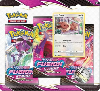 Fusion Strike 3 Pack Blister [Eevee], SWSH08: Fusion Strike P247667
