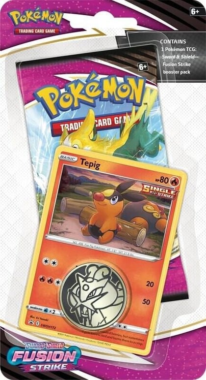 Fusion Strike Single Pack Blister [Tepig], SWSH08: Fusion Strike P247669