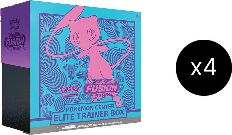 Fusion Strike Pokemon Center Elite Trainer Box Case (Exclusive), SWSH08: Fusion Strike P557076