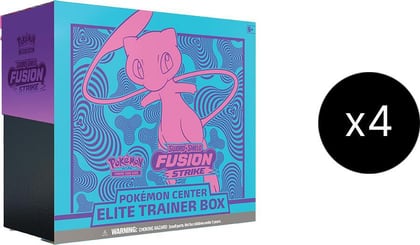 Fusion Strike Pokemon Center Elite Trainer Box Case (Exclusive), SWSH08: Fusion Strike P557076