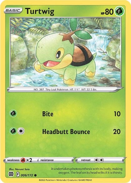 Turtwig, SWSH09: Brilliant Stars 006/172