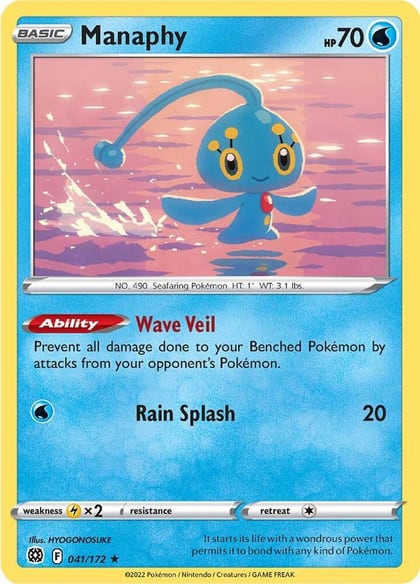 Manaphy, SWSH09: Brilliant Stars 041/172