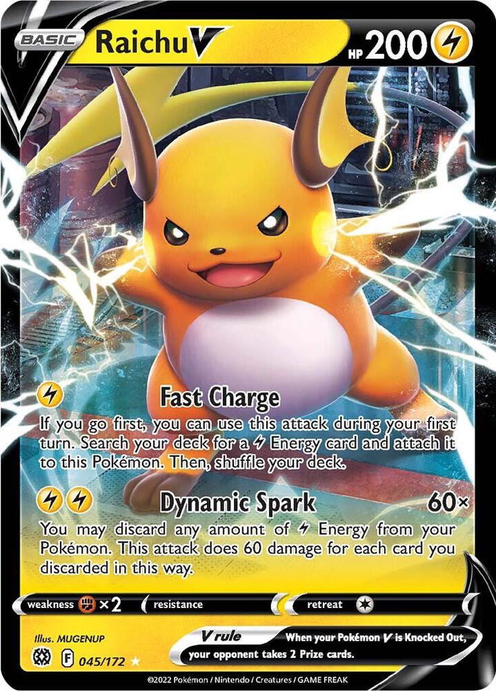 Raichu V, SWSH09: Brilliant Stars 045/172
