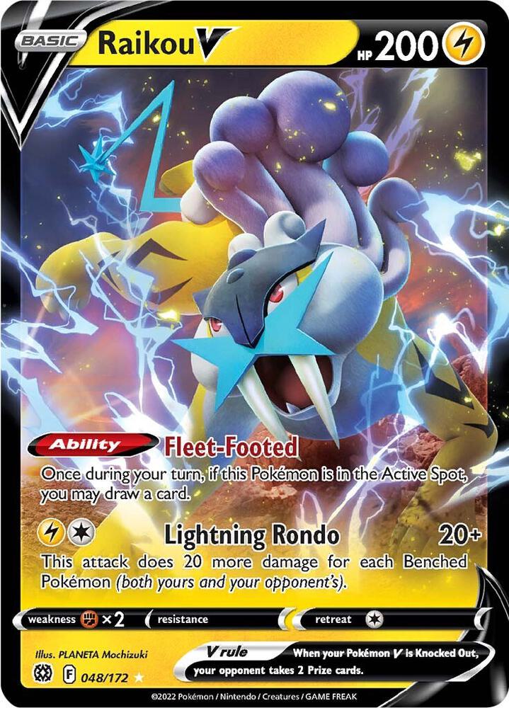 Raikou V, SWSH09: Brilliant Stars 048/172