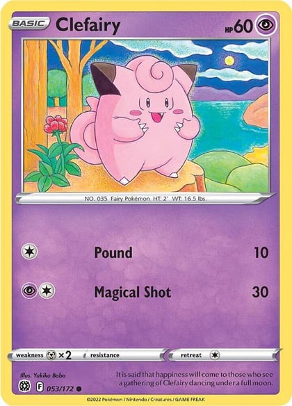 Clefairy, SWSH09: Brilliant Stars 053/172