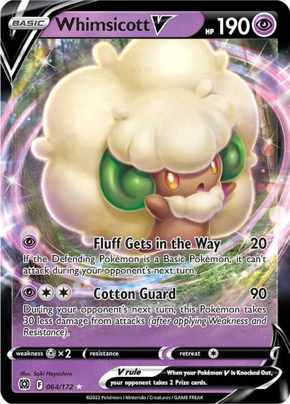 Whimsicott V, SWSH09: Brilliant Stars 064/172