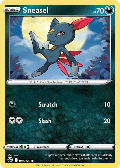 Sneasel, SWSH09: Brilliant Stars 086/172
