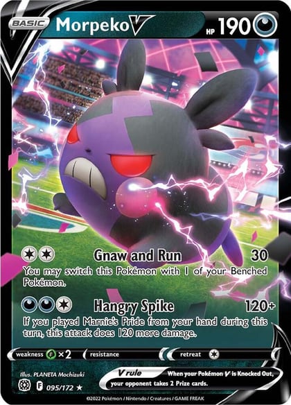 Morpeko V, SWSH09: Brilliant Stars 095/172