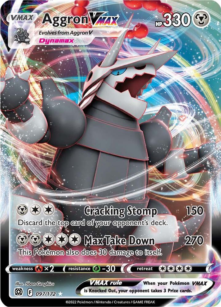 Aggron VMAX, SWSH09: Brilliant Stars 097/172