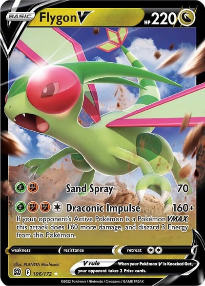 Flygon V, SWSH09: Brilliant Stars 106/172