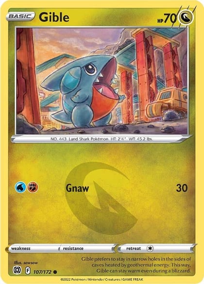 Gible, SWSH09: Brilliant Stars 107/172