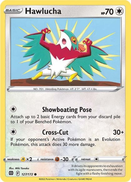 Hawlucha, SWSH09: Brilliant Stars 127/172