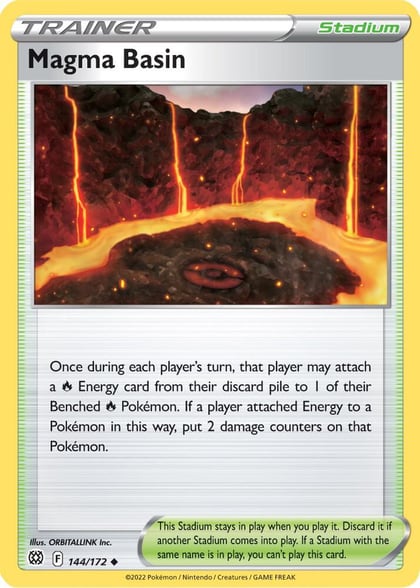 Magma Basin, SWSH09: Brilliant Stars 144/172