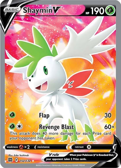 Shaymin V (Full Art), SWSH09: Brilliant Stars 152/172
