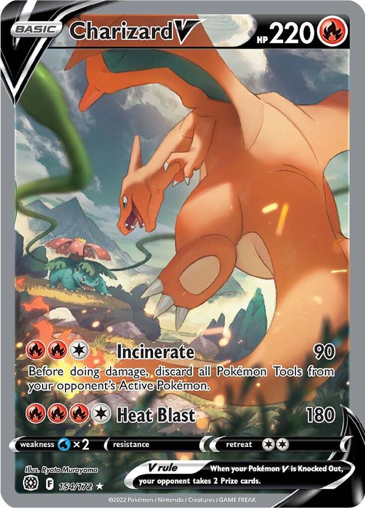 Charizard V (Alternate Full Art), SWSH09: Brilliant Stars 154/172