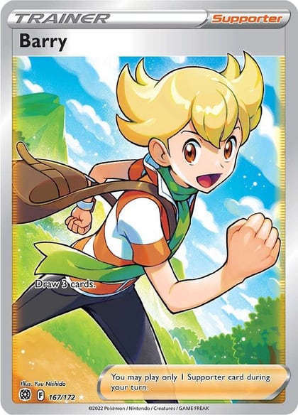 Barry (Full Art), SWSH09: Brilliant Stars 167/172