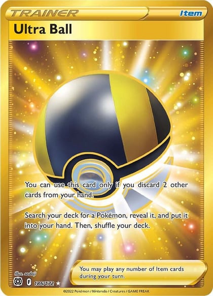 Ultra Ball (Secret), SWSH09: Brilliant Stars 186/172