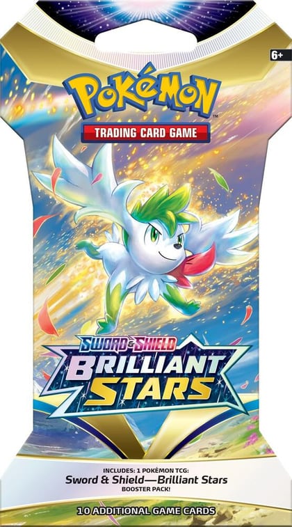 Brilliant Stars Sleeved Booster Pack, SWSH09: Brilliant Stars P256125