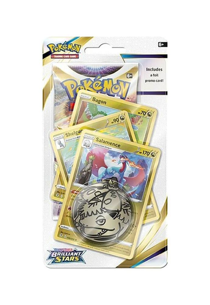 Brilliant Stars Premium Checklane Blister [Salamence], SWSH09: Brilliant Stars P256142