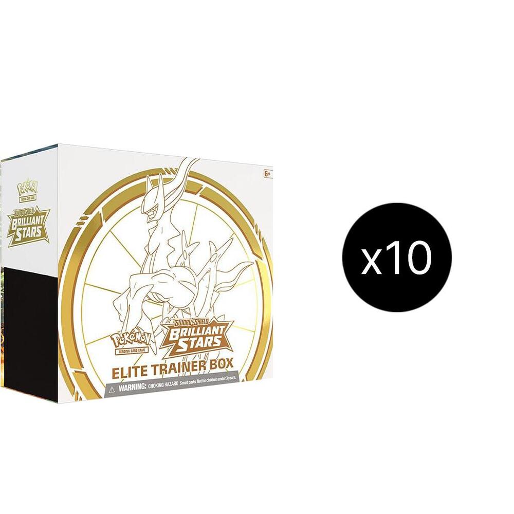 Brilliant Stars Elite Trainer Box Case, SWSH09: Brilliant Stars P264269