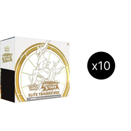 Brilliant Stars Elite Trainer Box Case, SWSH09: Brilliant Stars P264269
