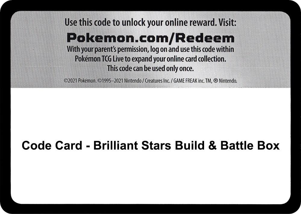 Code Card - Brilliant Stars Build & Battle Box, SWSH09: Brilliant Stars P264750