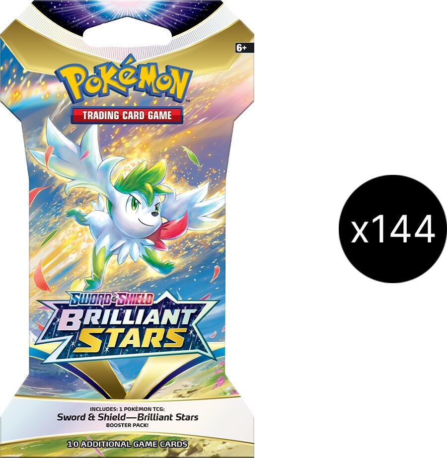 Brilliant Stars Sleeved Booster Pack Case, SWSH09: Brilliant Stars P599964