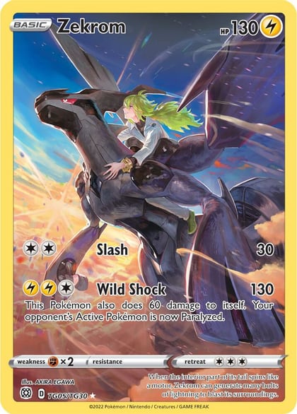 Zekrom, SWSH09: Brilliant Stars Trainer Gallery TG05/TG30