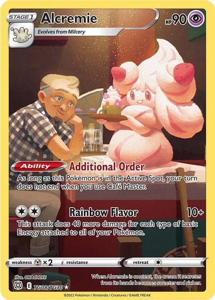 Alcremie, SWSH09: Brilliant Stars Trainer Gallery TG08/TG30