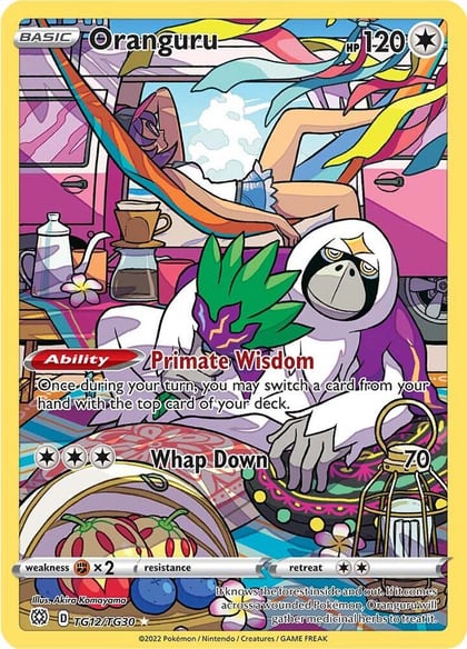 Oranguru, SWSH09: Brilliant Stars Trainer Gallery TG12/TG30