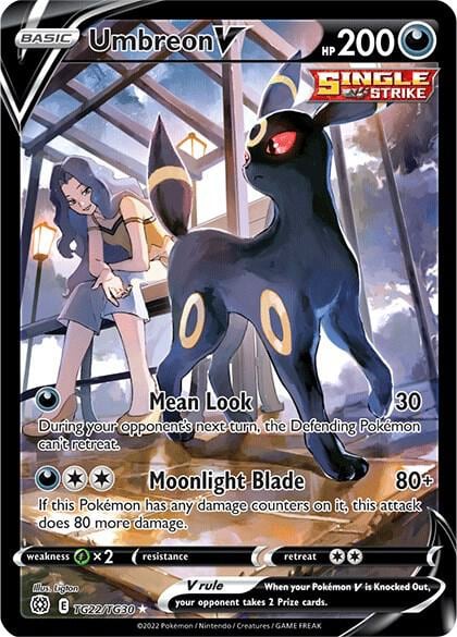 Umbreon V, SWSH09: Brilliant Stars Trainer Gallery TG22/TG30