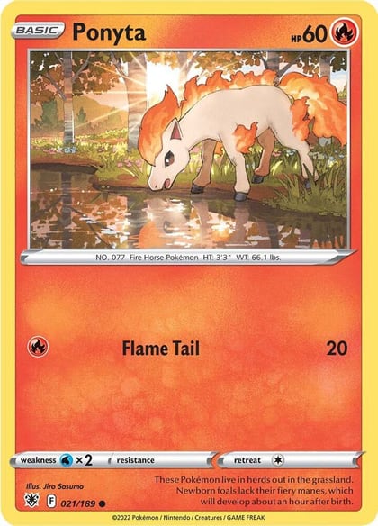 Ponyta, SWSH10: Astral Radiance 021/189