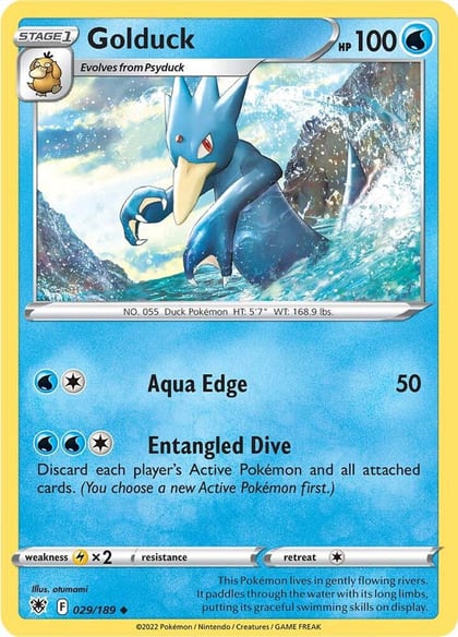 Golduck, SWSH10: Astral Radiance 029/189